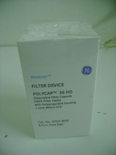 Whatman polycap 36 hd disposable filter capsule 400 cm efa 5.0 µm for sale