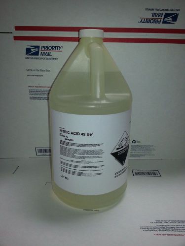 1 US GALLON : 3.8 LITER Nitric Acid 67.18% LIMITED QUANTITIES ON HAND!