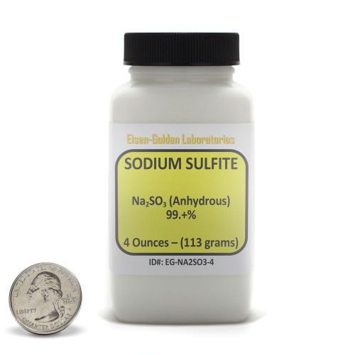 Sodium sulfite [na2so3] 99.9% acs grade powder 4 oz in a space-saver bottle usa for sale