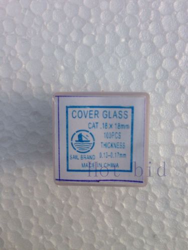 500 Microscope Cover Glass 18x18 coverslip slide slips