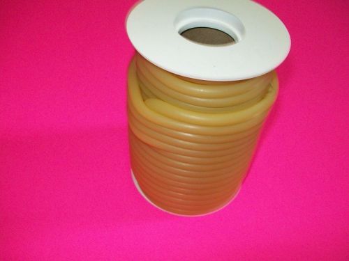 50 FOOT REEL 1/8 ID X 1/32wall  X 3/16 OD LATEX RUBBER TUBING SURGICAL amber