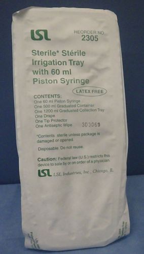 Sterile Irrigation Tray w/ 60ml  Piston ref 2305