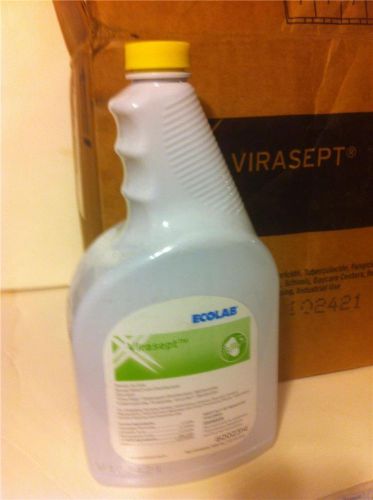 Ecolab virasept cleaner disinfectant 12/32 oz case medical supplies for sale