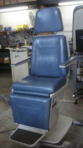 Midmark 491 ENT Power Procedure Chair Refurbished With As Is Blue Upholstery