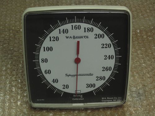 W.a. baum baumanometer wall aneroid sphygmomanometer 0950nl (no cords) for sale