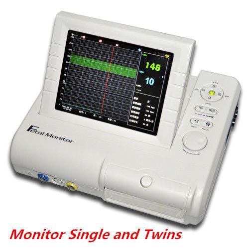 Twins  Fetal Option 2014 New 8.4-inch Fetal Monitor FHR TOCO Fetal Movement