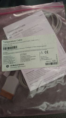 GE Medical Temperature Cable for 400 Series Probes Ref 2021701-001 New