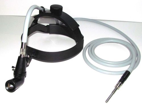 FiberOptic ENT Headlight Set with Fiber Optic Cable, Light Source, HLS EHS