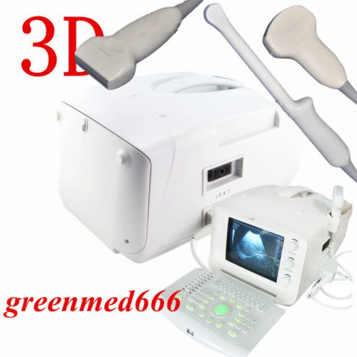 Digital Ultrasound Scanner Machine +Convex +Transvaginal+Linear Transducer Probe
