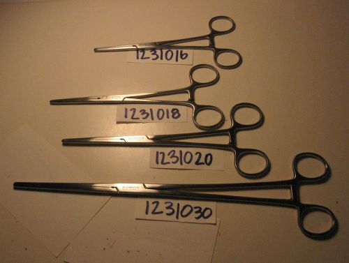 ROCHESTER PEAN STRAIGHT FORCEP SET OF 4 (1231016,1231018,1231020,1231030)