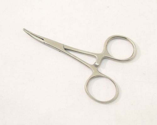 3.5&#034; Curved Silver Hemostat Forceps Good Quality