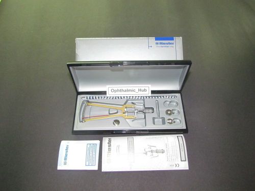 Tonometer Schiotz RIESTER Original in Black Case, HLS EHS