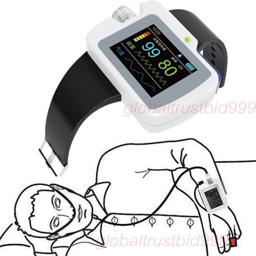 USB to PC Wristed Respiration Sleep SPO2 Monitor w Software Pulse Rate Analysis