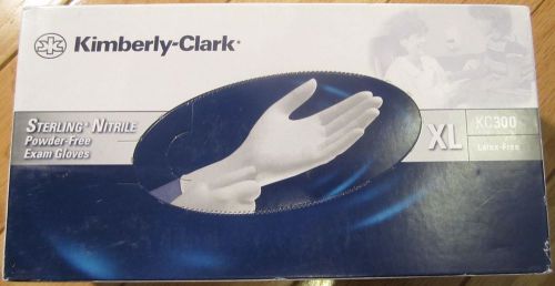 KC300 STERLING Nitrile Powder-Free 140 Exam Gloves by Kimberly-Clark, XLarge