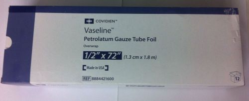 COVIDIEN Vaseline Petrolatum Gauze Tube Foil  REF: 8884421600 (Exp. 2017-08)