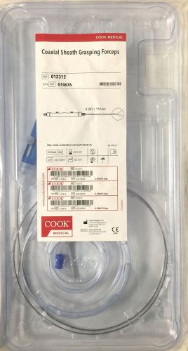 COOK Coaxial Sheath Grasping Forceps GPN REF: G14676, REF: 012312 IN DATE 2015-7
