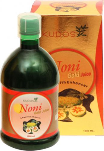 AYURVEDA Noni Gold juice contains 140 vitamins. 1000ml. pack for good health