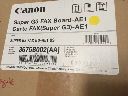 Canon Genuine OEM Super G3 FAX Board-AE1  3675B002[AA]