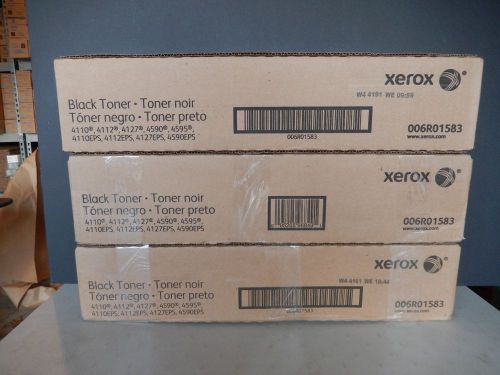 XEROX 4110,4112,4127 GENUINE TONER - 3 BOXES- NIB- FACTOEEY SEALED