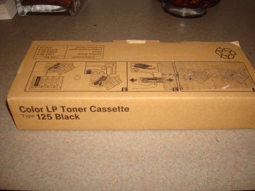 Ricoh Type 125 Black Toner Cassette 400963. New OEM