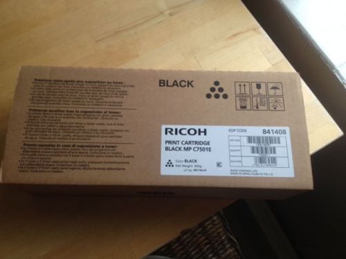 RICOH MP C7501E BLACK PRINT CARTRIDGE 841408 NEW GENUINE