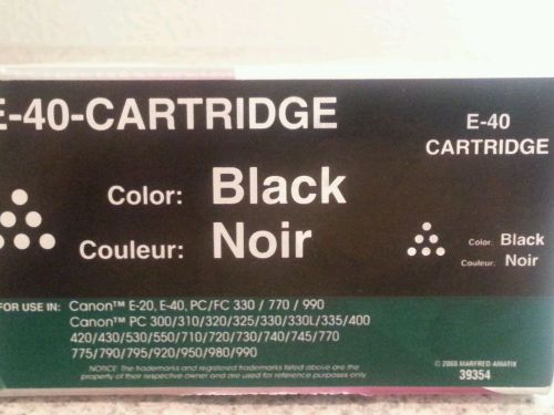 COMPATIBLE TONER CARTRIDGE - E40 for CANON copiers NIB
