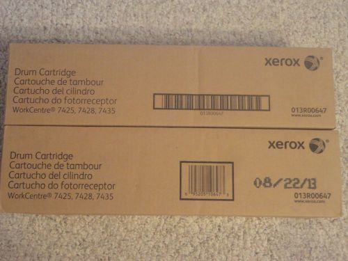 Xerox Drum Cartridges, 13R647 WC7425, 7428, 7435, set of 2