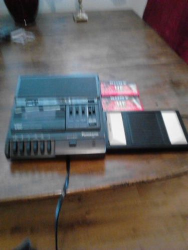 Panasonic RR-830 Cassette Dictation Transcriber with RP-2692 Foot Pedal
