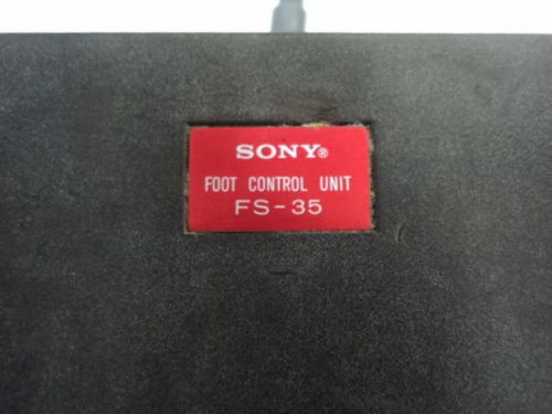 SONY DICTATION TRANSCRIBER FOOT CONTROL UNIT SWITCH FS-35