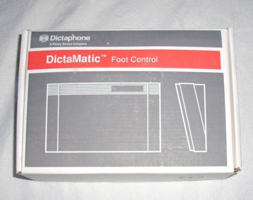 NEW DictaMatic Dictaphone Dictation Foot Control Pedal 177585