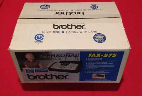 Brother FAX-575 Fax Machine new