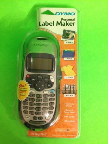 DYMO Letra Tag Electronic Label Maker LetraTag PLUS LT-100H NEW Sealed Pkg 21455