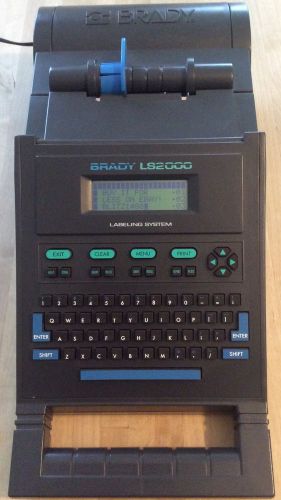 Brady ls2000 labeling system extra labes and ribbon for sale