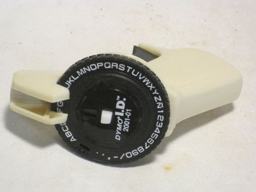 vintage DYMO I.D. 2001-01 labeler tape embosser embossing tool organizer