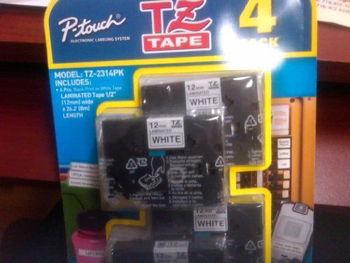 Ehotcafe tze2314pk brother 4 value pack p-touch tape () for sale
