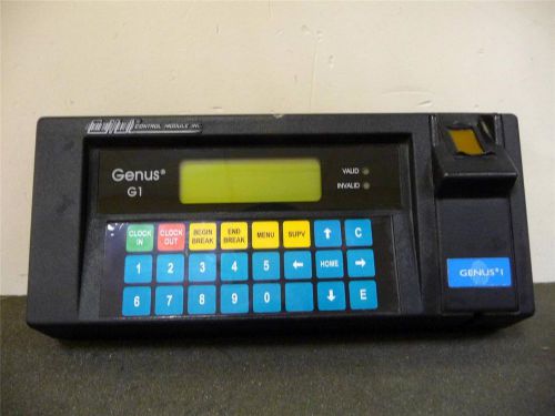 *as-is* control module genus g1 mark ii time clock data collection terminal for sale