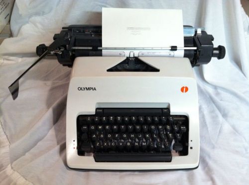Olympia Sg3 Vintage Typewriter German Made.