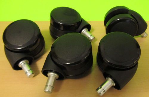 5 new office chair casters for steelcase criterion for hard floors for sale