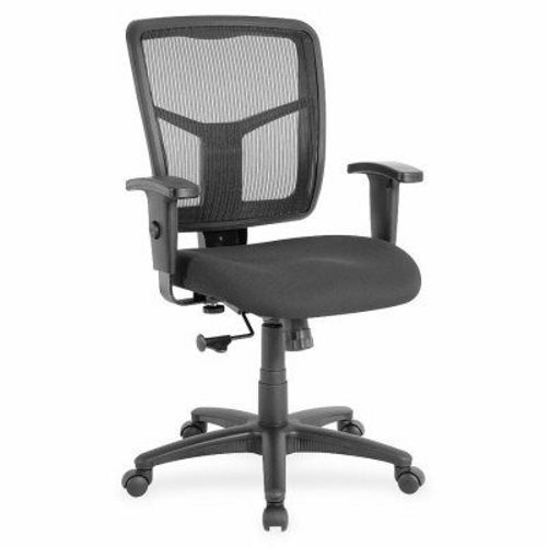 Lorell Mid-Back Chair, 25-1/4&#034;x23-1/2&#034;x40-1/2&#034;, Black (LLR86209)