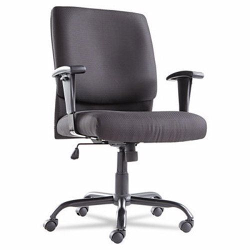 Oif Big &amp; Tall Mid-Back Swivel/Tilt Chair, Fabric, Black (OIFBT4510)