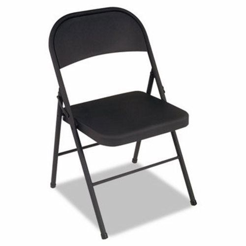 Bridgeport All Steel Folding Chair,  Black, 4 per Carton (CSC1471105X)