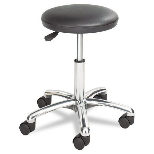 Safco saf3434bl height adjustable lab stool 13-1/2&#034;d x 21&#034;h in black for sale