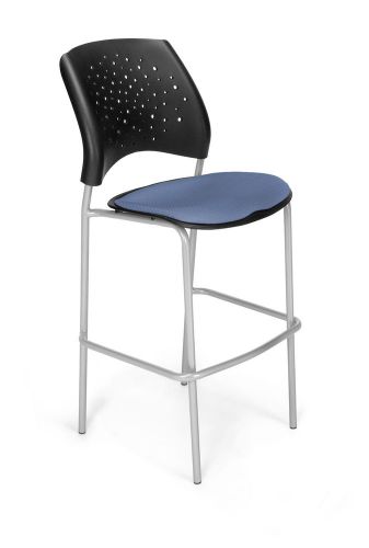 OFM Stars and Moon Cafe Height Chair Silver Cornflower Blue