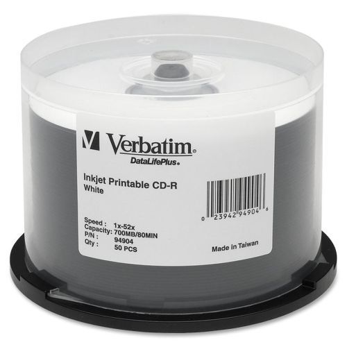 Verbatim DataLifePlus 94904 CD Recordable - CD-R - 52x - 700 MB - 50 Pack
