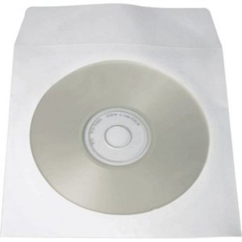 2 000 Paper CD Sleeves with Window &amp; Flap