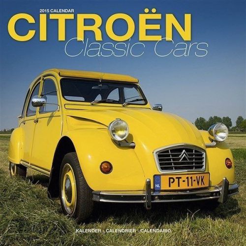 NEW 2015 Citroen Classic Cars Wall Calendar by Avonside- Free Priority Shipping!