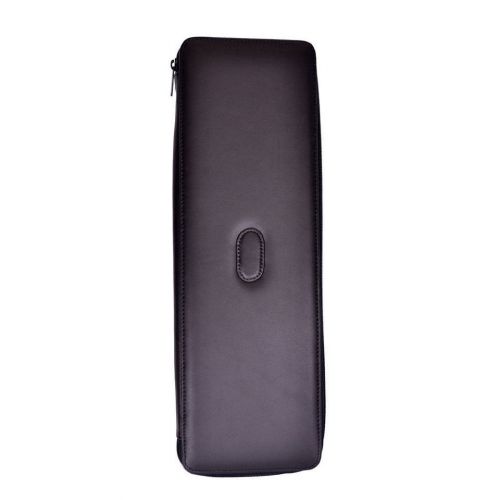 Royce leather deluxe tie case - black for sale