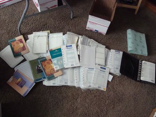 Huge Lot of Franklin Quest Covey Forms for Classic Binder &amp; New Binder