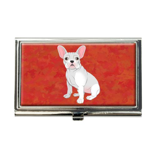 French bulldog business credit card holder case for sale