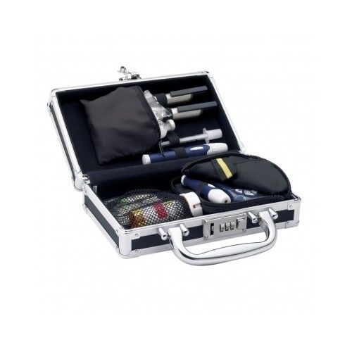 Vaultz multi-use case with combination lock black &amp; silver secure safe storage for sale
